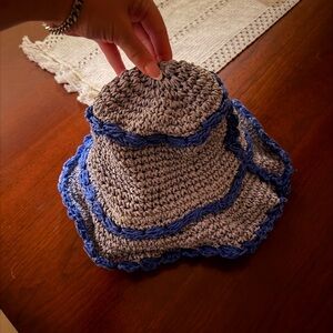 Blue Crochet hat